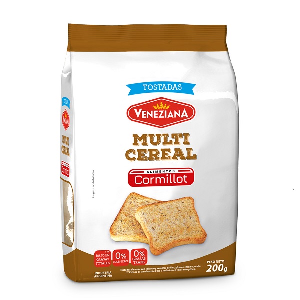 Tostadas multicereal Veneziana x 200gr