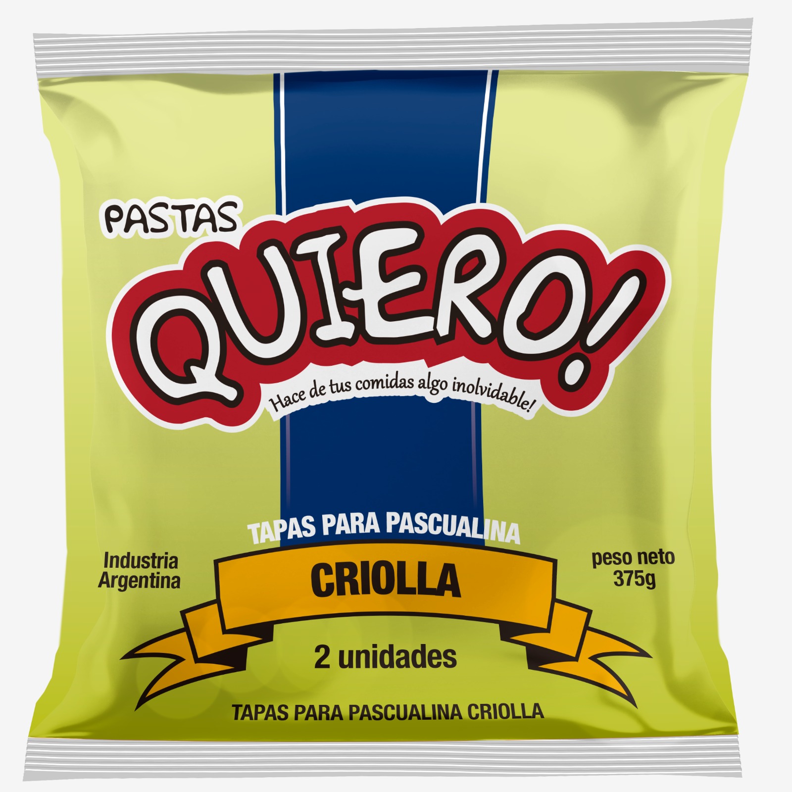 Pascualinas criollas x 375gr Quiero
