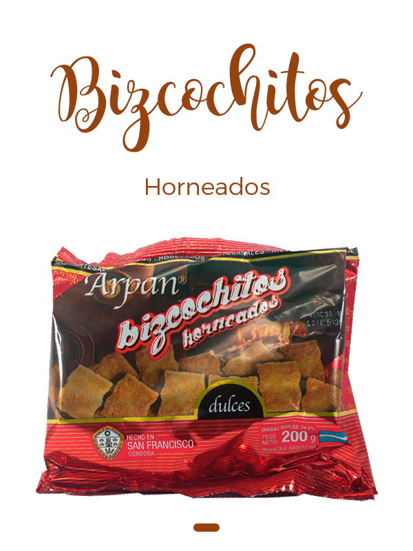 Bizcochos azucaradas x 200gr Arpan