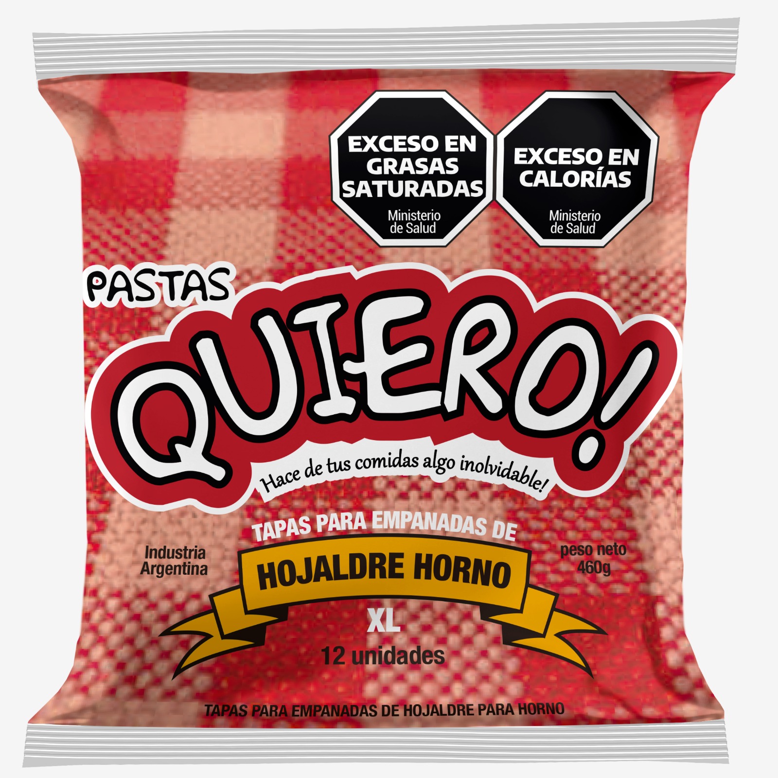Tapas para empanadas XL hojaldre x 500gr Quiero