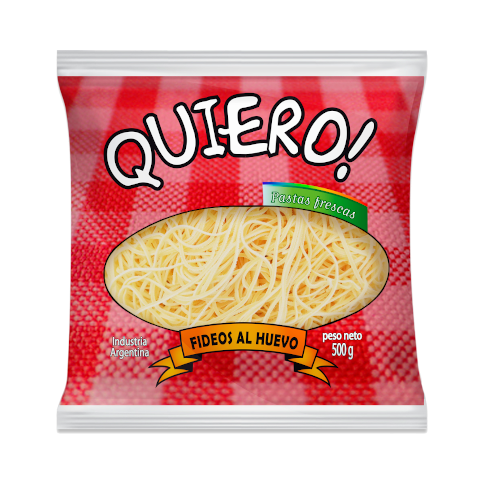 Fideos al huevo x 500gr Quiero