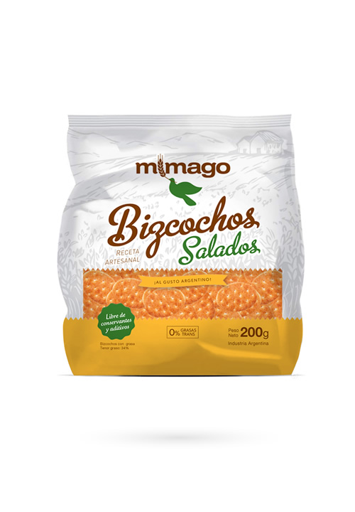 Bizcochitos de grasa x 200gr Mimago 