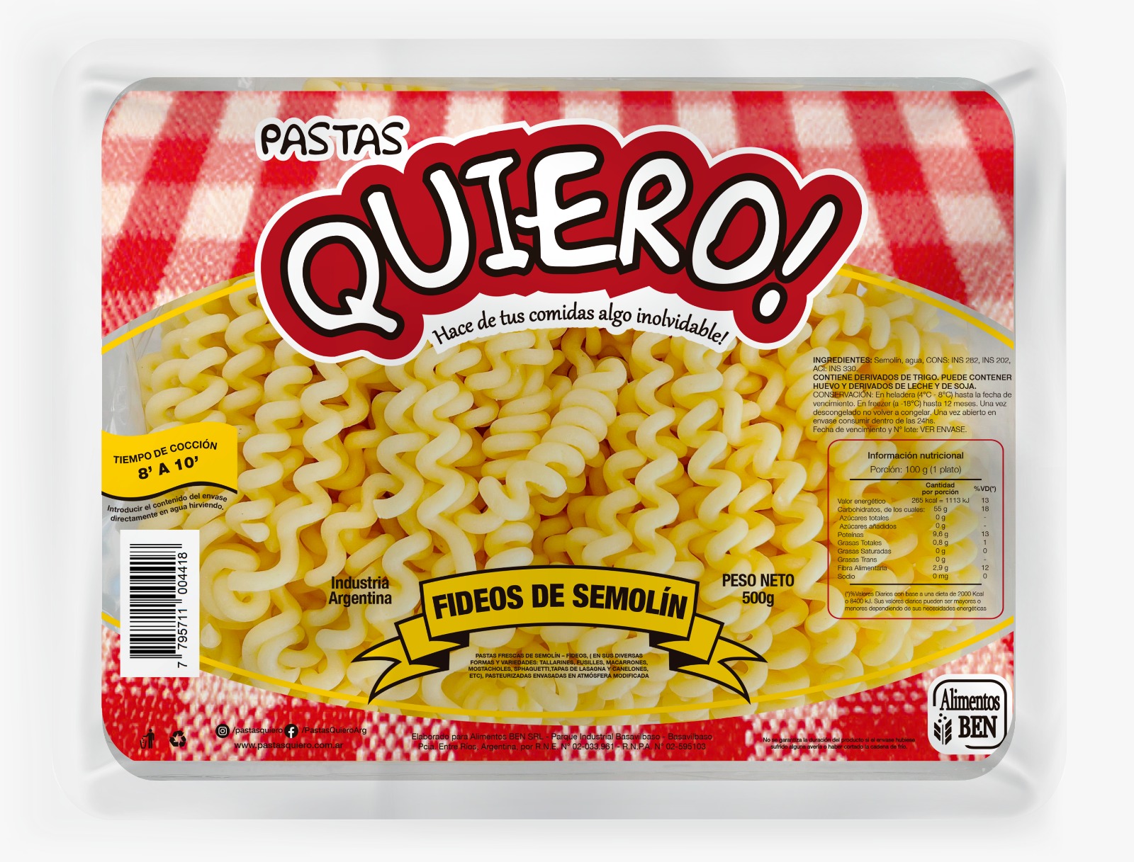 Fusiles x500gr Quiero